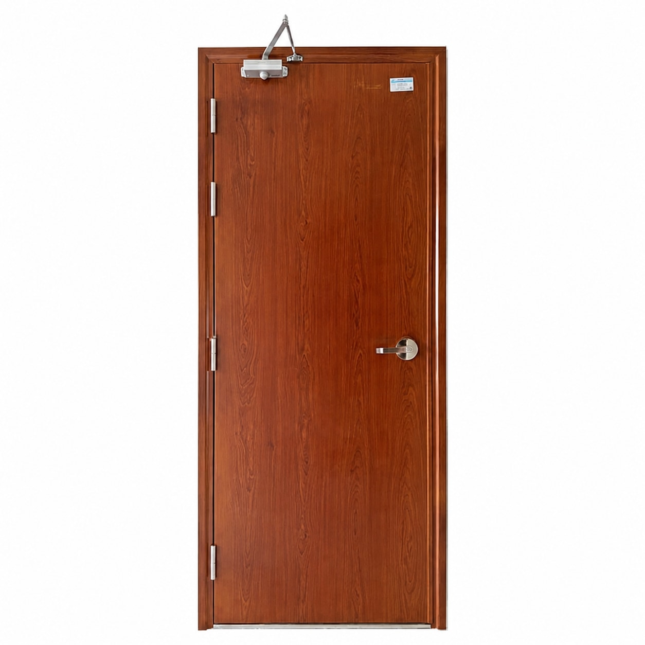 Ảnh 3 — Cửa thép vân gỗ chống cháy EI70 một cánh