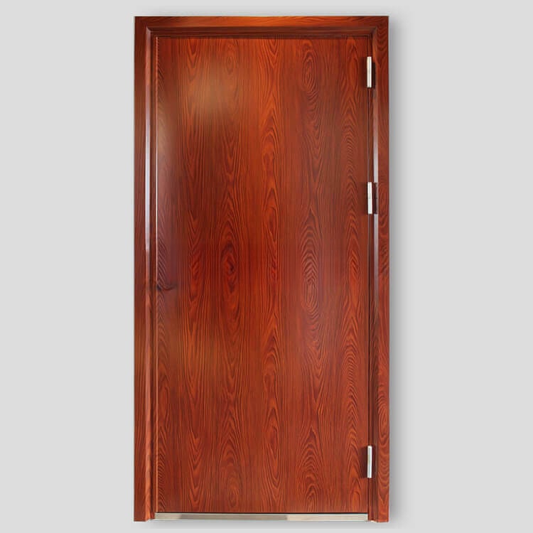 Ảnh 4 — Cửa thép vân gỗ chống cháy EI70 một cánh