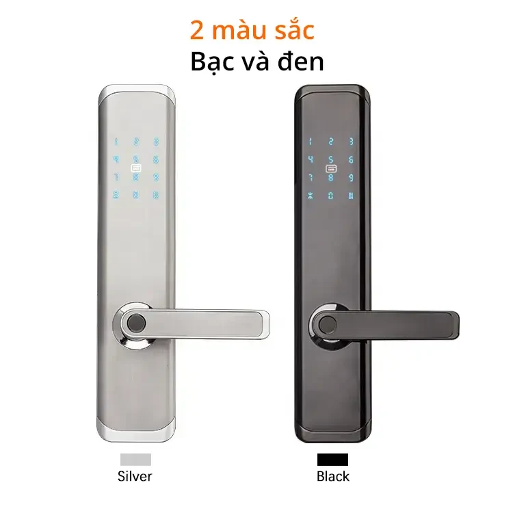 Khoá thông minh vân tay F1821 lắp trên cửa chống cháy EI70