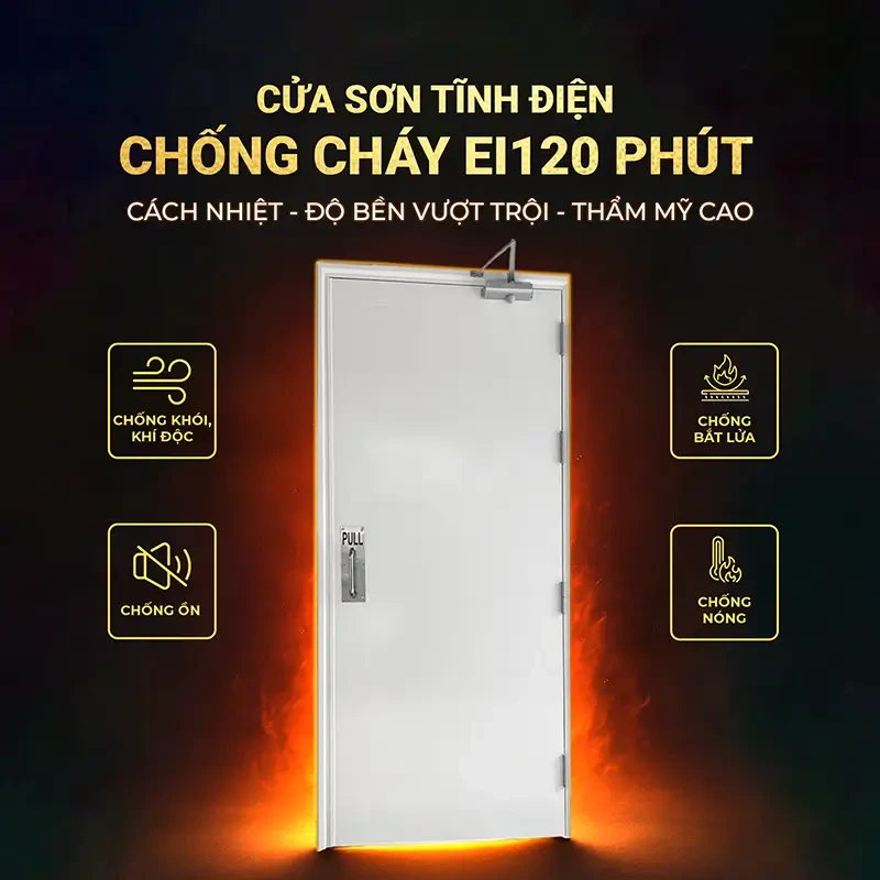 Ảnh 4 — Cửa chống cháy EI120 một cánh