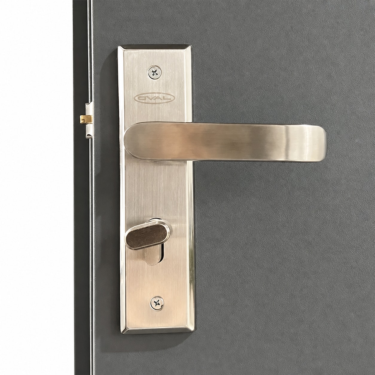 Khoá tay gạt inox MZ16 lắp trên cửa chống cháy Aerosky