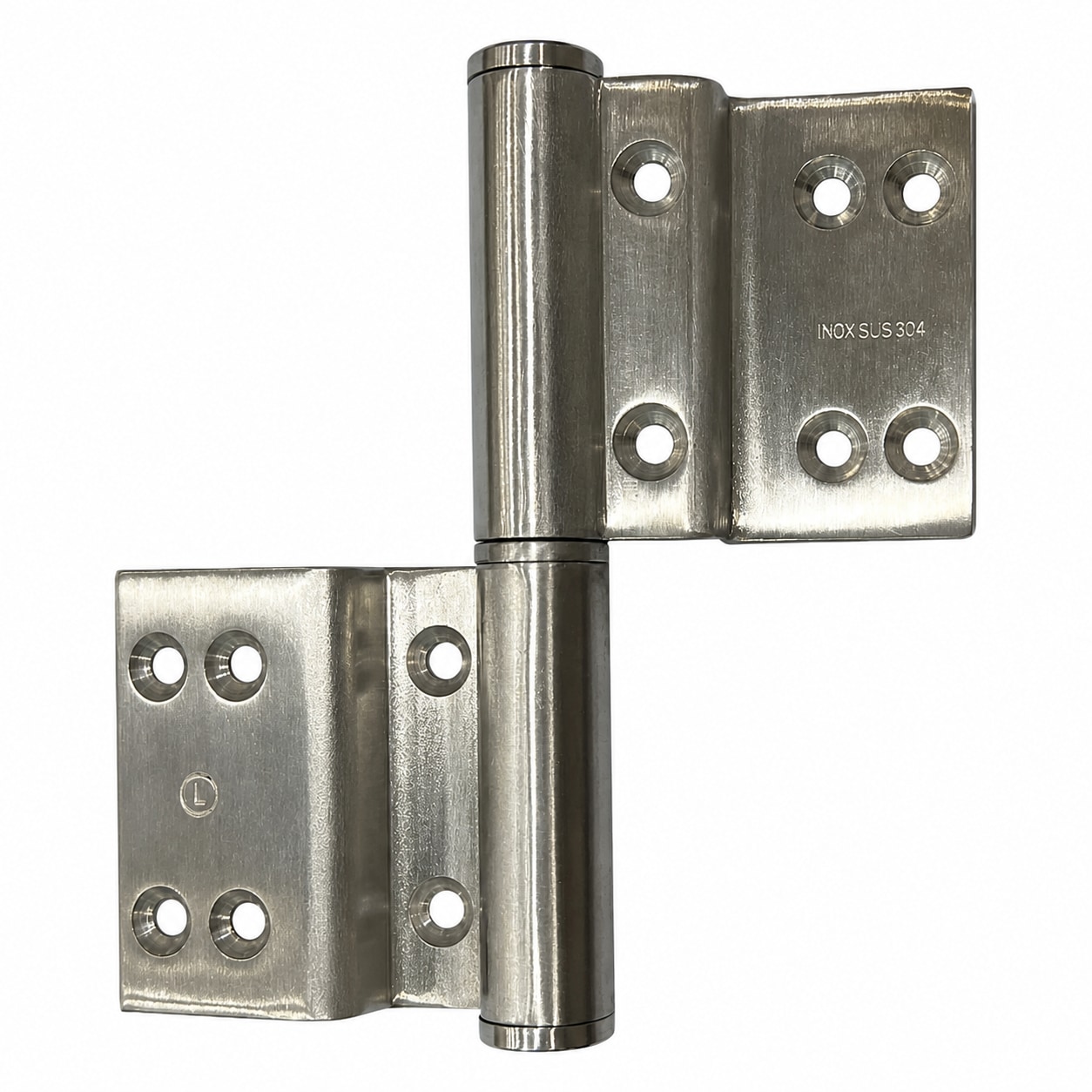 Bản lề bậc inox 304 dày 3mm BL-SU304 cho cửa thép chống cháy
