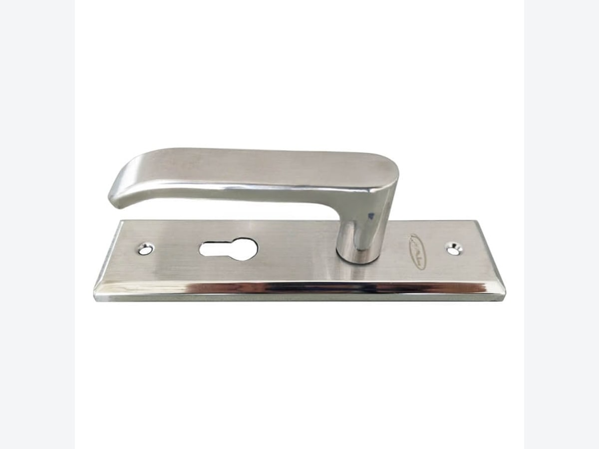 Khoá tay gạt inox MZ16 lắp trên cửa chống cháy Aerosky