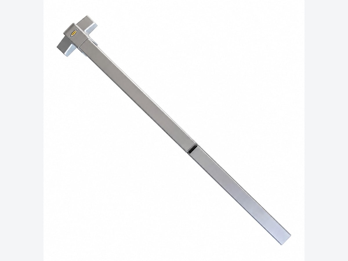 Thanh đẩy thoát hiểm đơn F3200-Iron thép sơn tĩnh điện trên cửa chống cháy