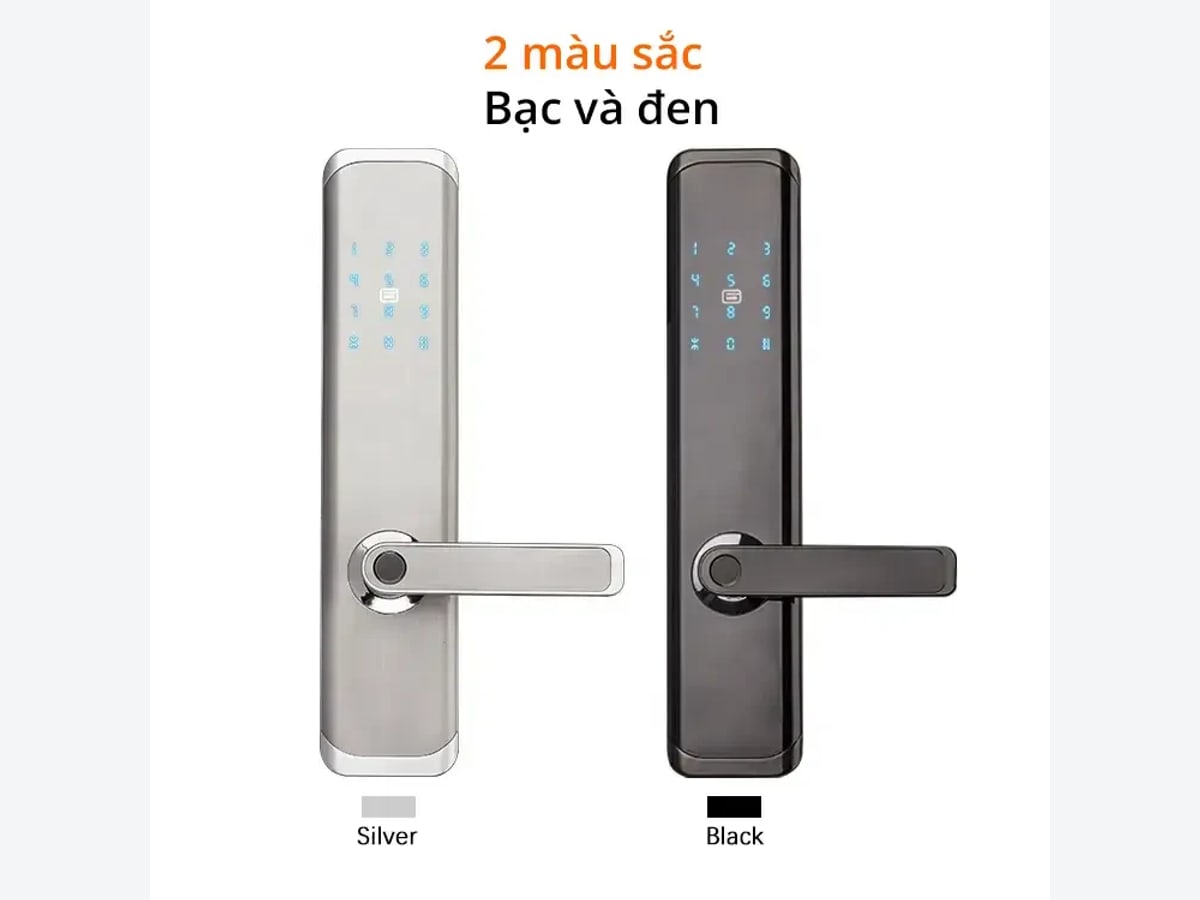Khoá thông minh vân tay F1821 lắp trên cửa chống cháy EI70
