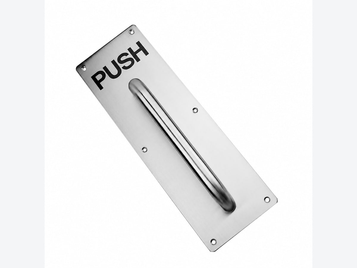 Tay nắm PULL–PUSH inox 304 kích thước 280x90mm cho cửa chống cháy