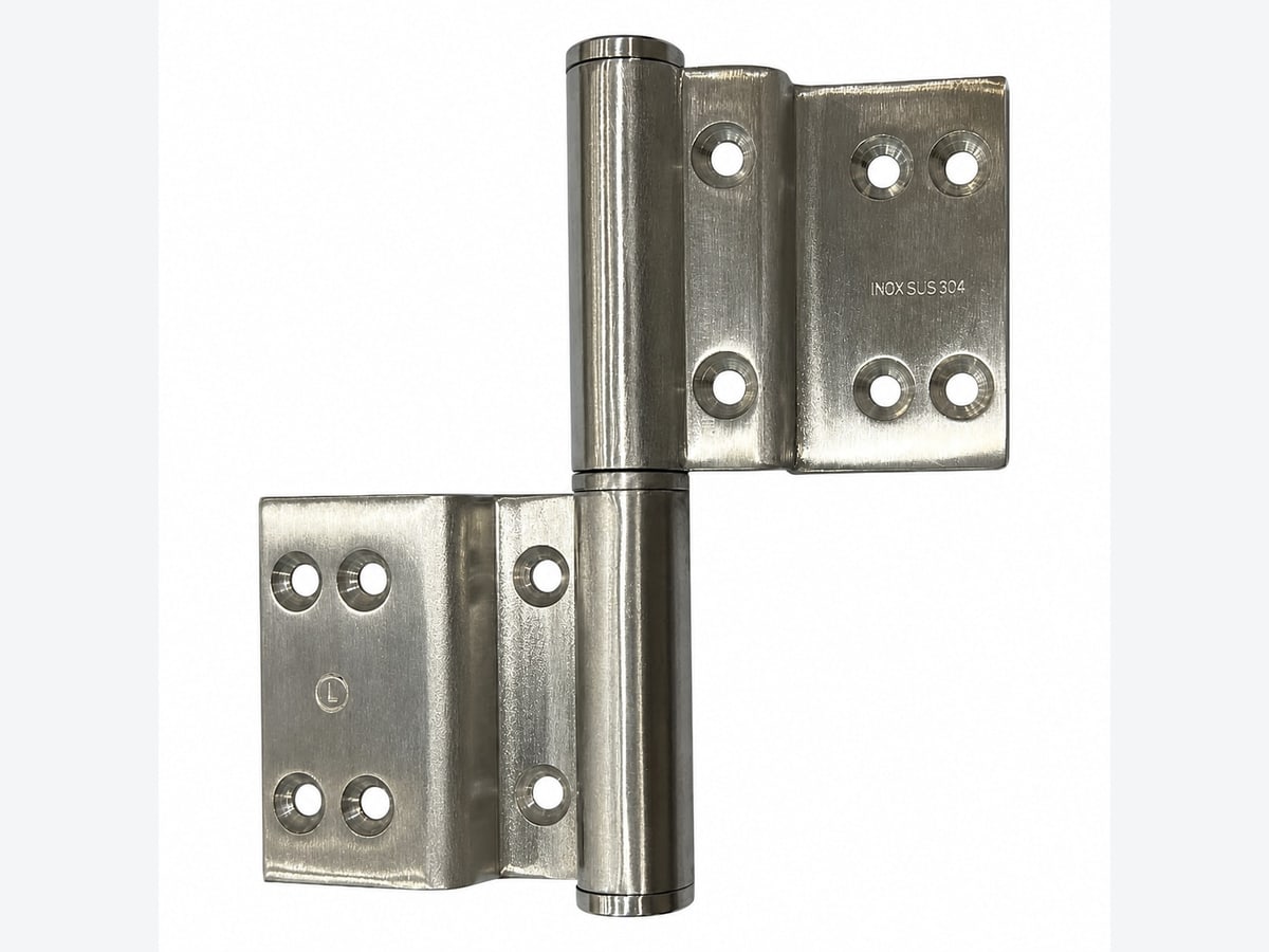 Bản lề bậc inox 304 dày 3mm BL-SU304 cho cửa thép chống cháy